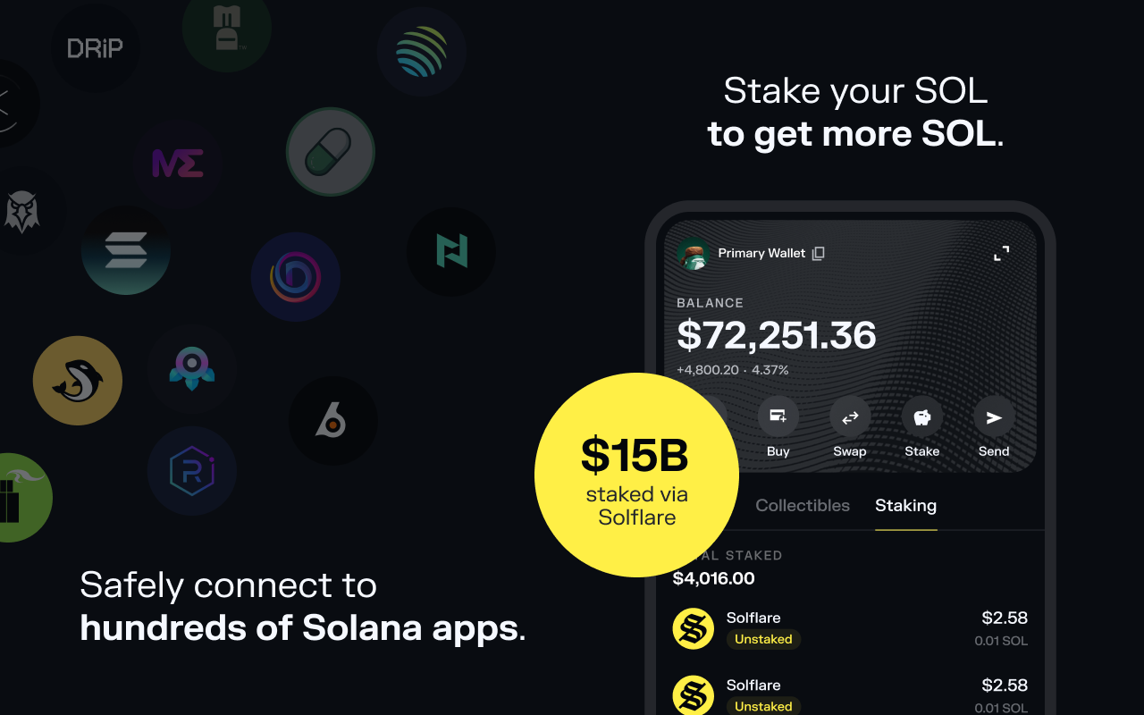 Item media 4 (screenshot) for Solflare Wallet
