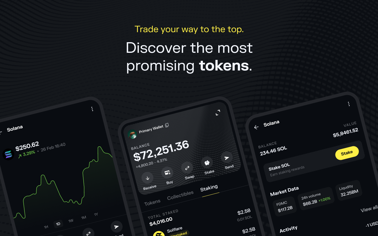 Item media 2 (screenshot) for Solflare Wallet