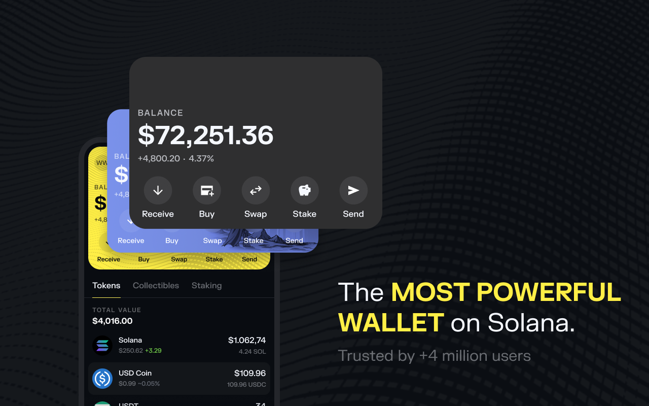Item media 1 (screenshot) for Solflare Wallet
